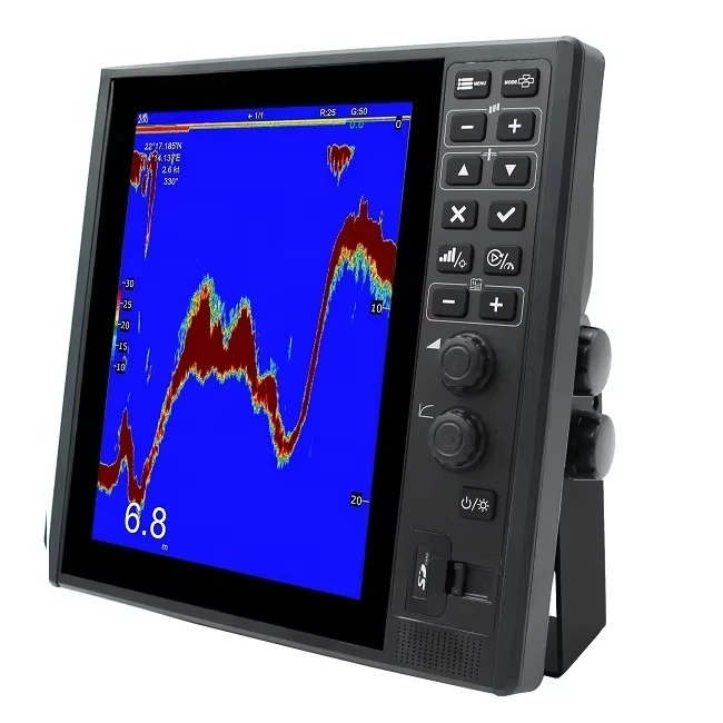 K 50KHZ / 200KHZ Peixe -12 (Novo!) ONWA Poixe Digital de 12,1 polegadas /1KW/2KW