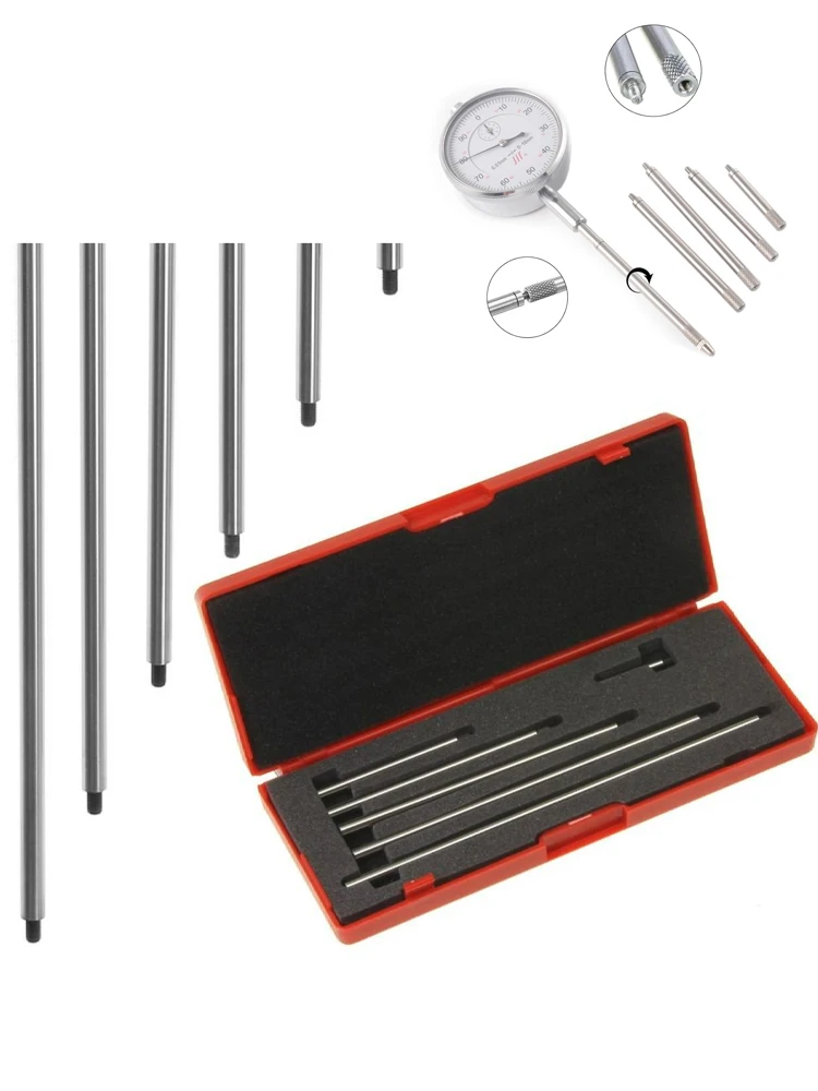 1-6 pouces cadran/indicateur numérique accessoire pôle d'extension cadran Extension Dia.4.5mm pôle d'extension indicateur numérique