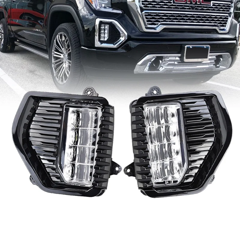 Factories Price high quality white Fog lamp Fits For GMC Sierra 1500 accessories 2019-2020