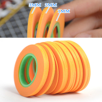 1/18Rolls Precision Model Masking Tape Fine Line DIY Cover Tape For Model Hobby Tool Set Width 1/2/3mm
