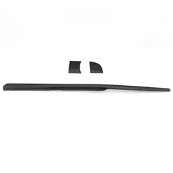 Car Dashboard Trim Stripe Carbon Fiber Style Instrument Panel Decorative Frame Cover Interior For Kia Morning Picanto 2021-2023