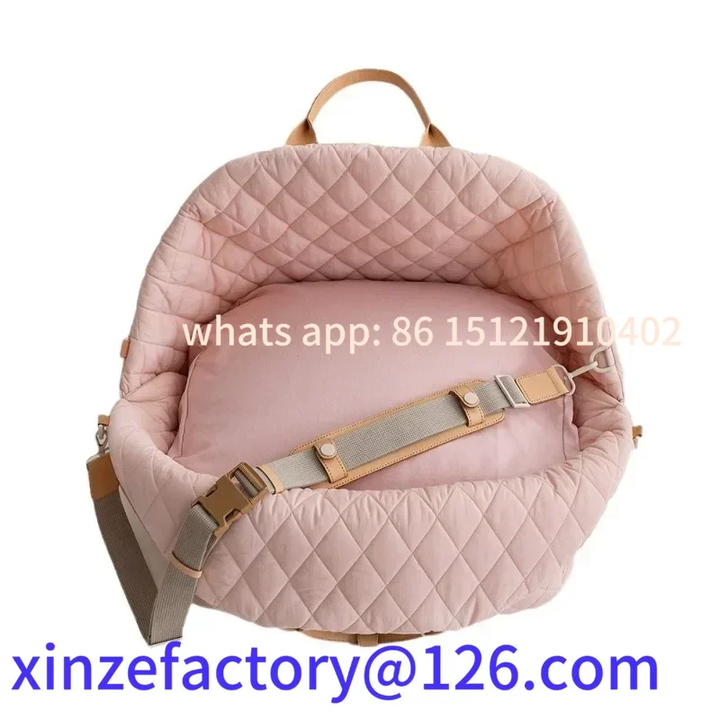 

Customizable Upgraded Pet Dog Kennel Nylon Waterproof Pet Bag Detachable Portable Car Dual-use Travel