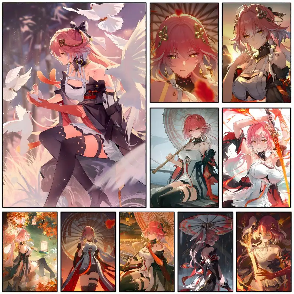 action game W-Wuthering Waves Changli Poster Modern Home Decoration Interior Design & Contemporary Wall Art Collection