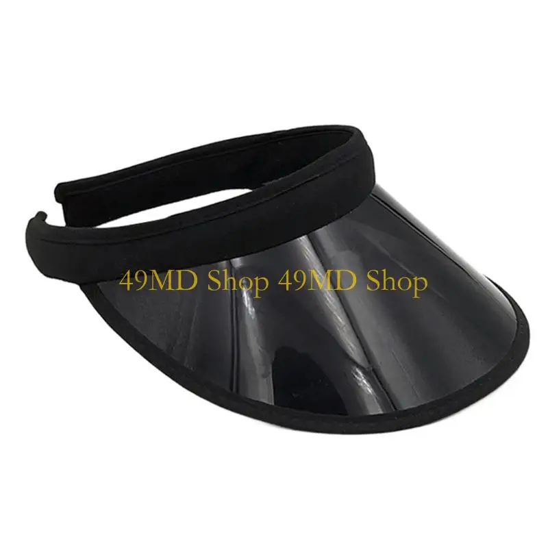 49MD Clear Visors Clear Colored Plastic SunVisor Golf Visors Summer SunVisor
