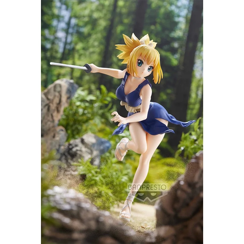 Replica en voorraad Bandai Banpresto Anime Figuur van Dr.Stone-Senku Ishigami,Nanami Ryusui,Kohaku,Watermelon-Model Pvc Speelgoed Bybarle