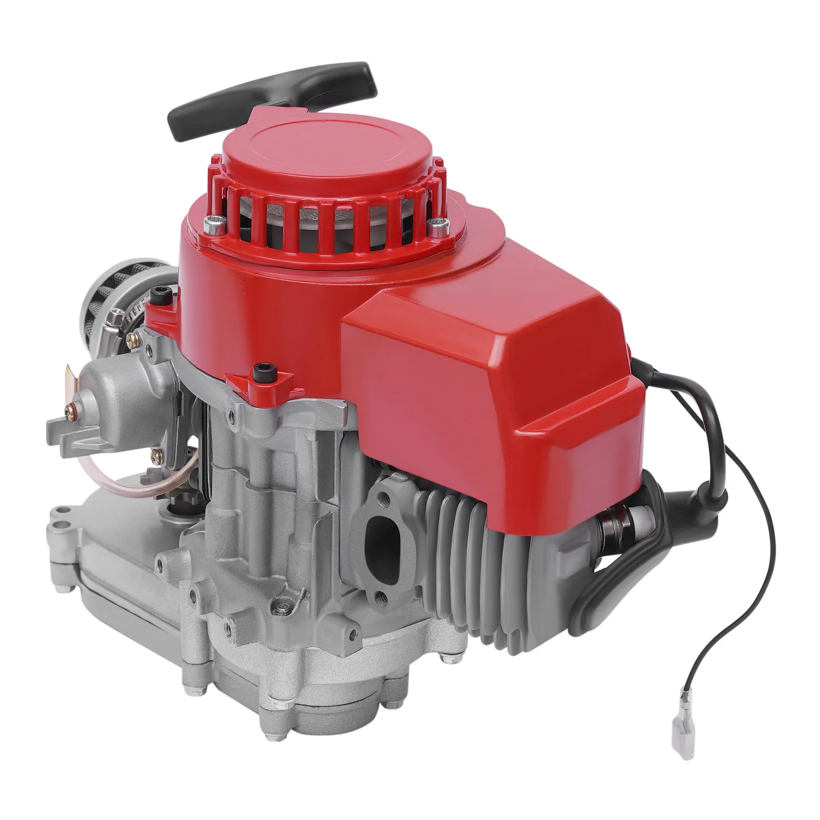 49cc Zweitaktmotor Einzylinder Zugseil Startmotor 2-Takt-Motor Motor für Mini Dirt Bike und Pocket Motorrad