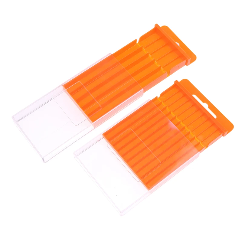 1PCS Drill Storage Box Plastic Drawing Box Special Tool Box For Twist Drill Tap Accessories Parts Storage Box