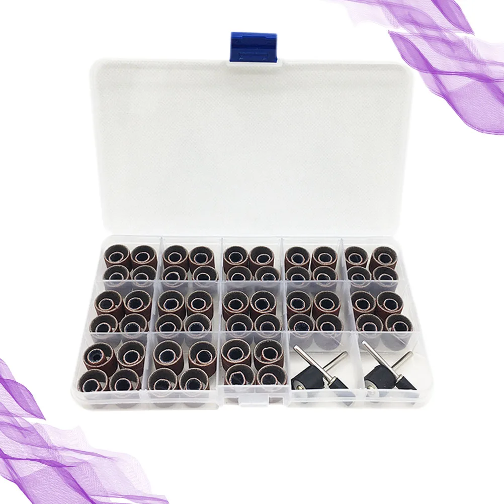 104 قطعة مجموعة لقمة ثقب المانيكير مجموعة أدوات حفر الأظافر شديدة التحمل مع حافظة منظمة للمبتدئين المحترفين رؤوس طحن الأظافر #3