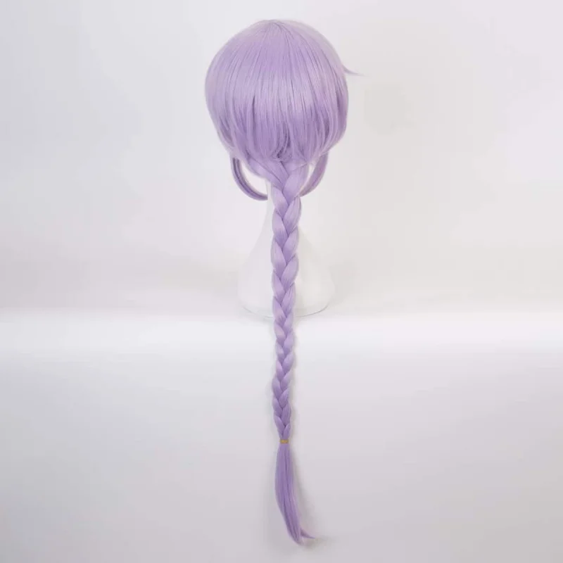 شعر مستعار أنيمي جينشين إمباكت فروزن نايت أوف ريترن ليتل زومبي تشيكي رمادي أرجواني نمط مضفر كوسبلاي