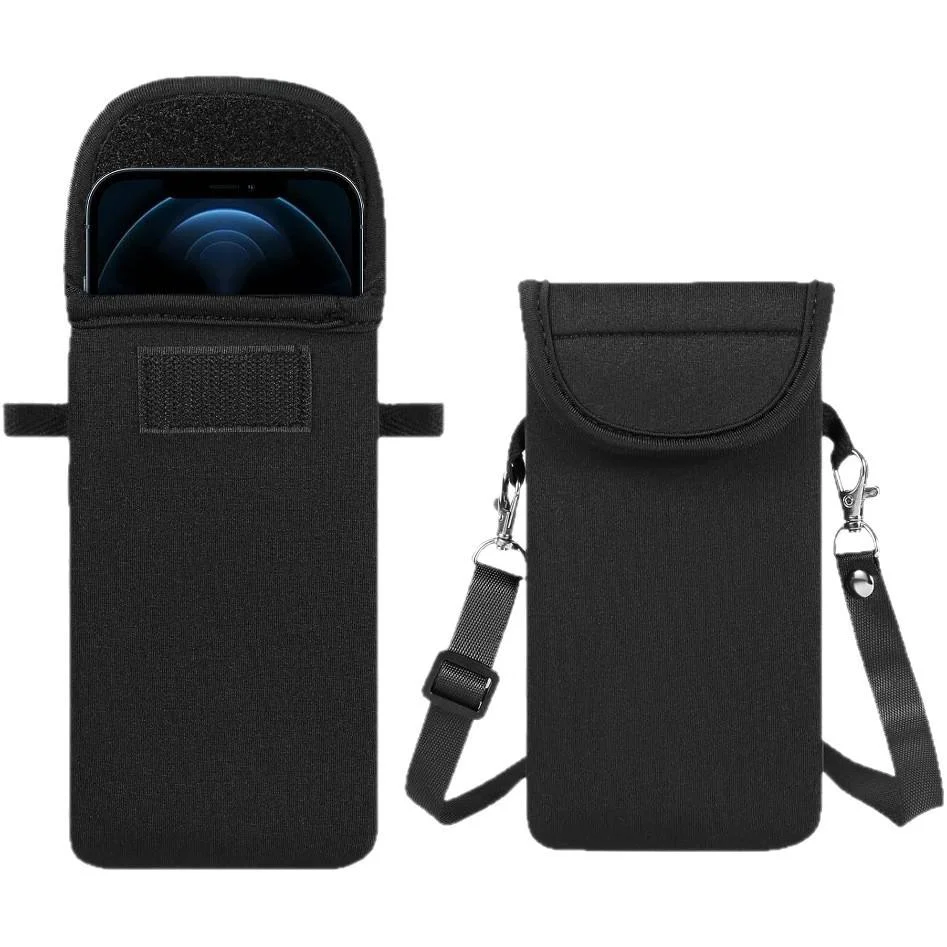 SCCFMM 10Pcs Neoprene Phone Protective Case Flip Cover Pouch Portable Leisure Travel Bag Creative Gift Crossbody Anti-Fall Water