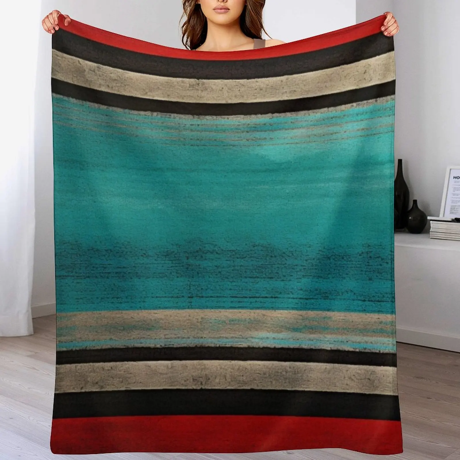 Epic Morrocan Tradition Calm Stripes Throw Blanket