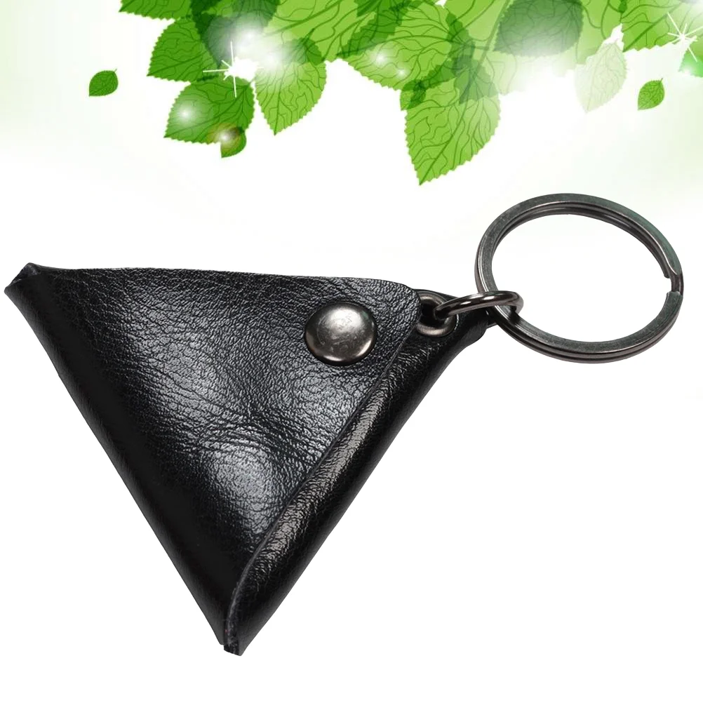 

Keychain Fob Bag for Guitar Pick Wallet Electric Holder Case Storage Accessories