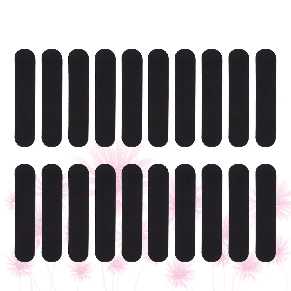 20 Pcs Hat Size Reducer Sticker Pad Size Adjustment Tape Sweatband Hats Saver Hat Size Pad for DIY Adhesive Craft (Black)