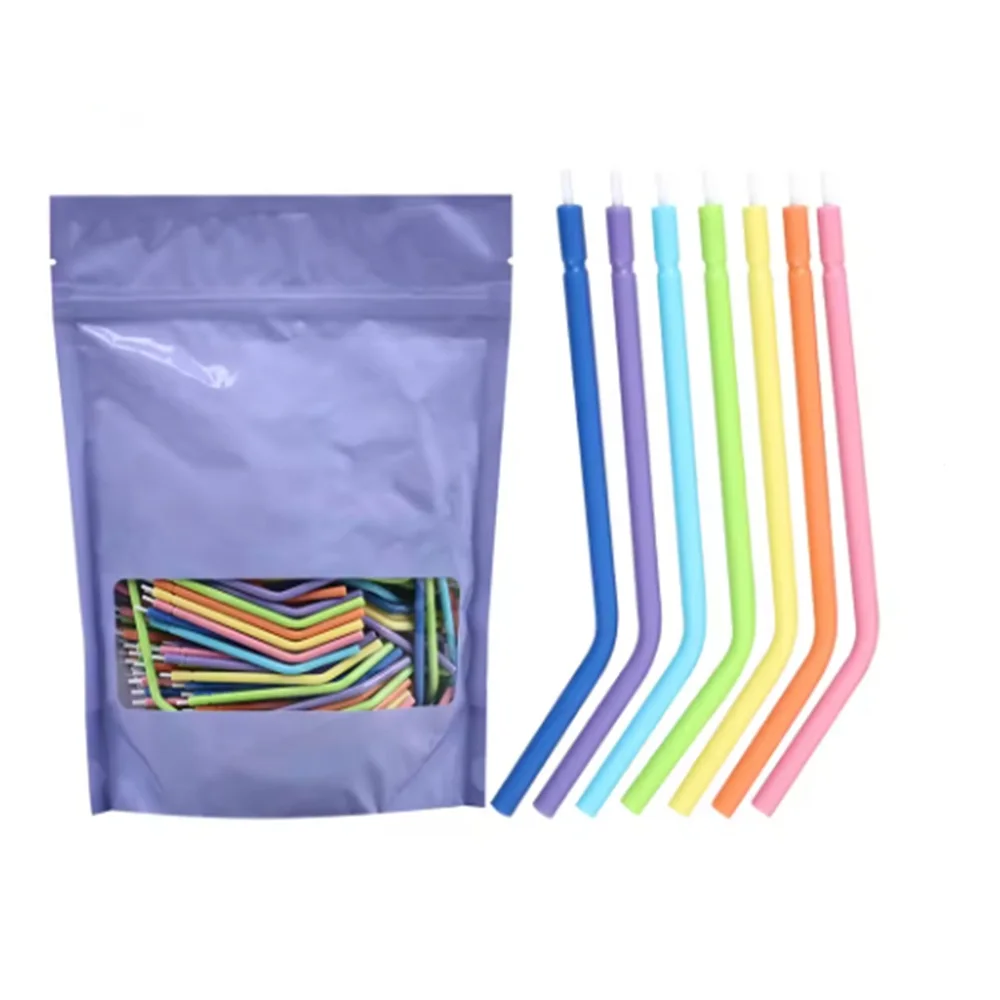 

250pcs Colorful Disposable Dental Spray Nozzles Tips High Quality Plastic For 3-Way Air Water Syringe Dental Lab Supplies