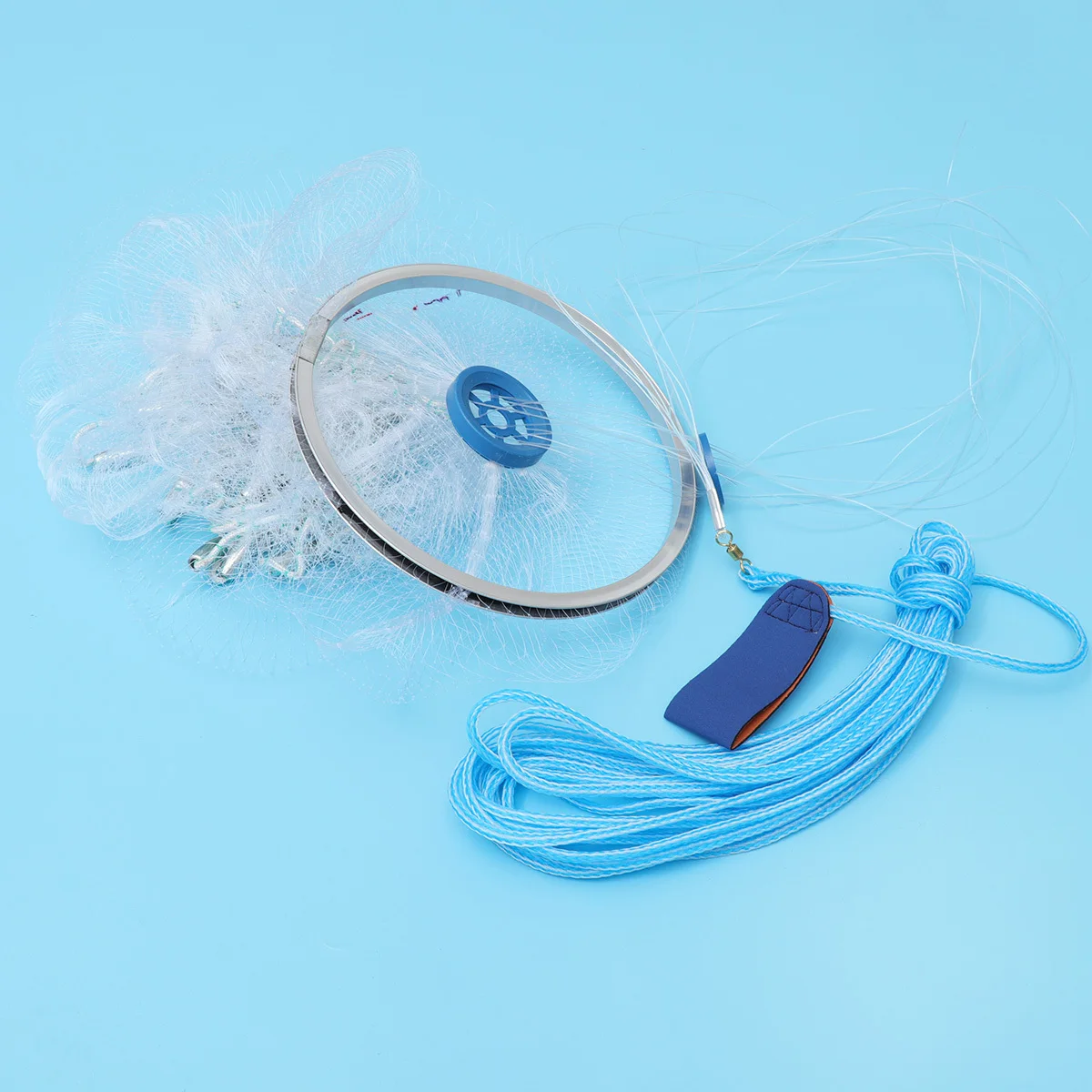 

Telescopic Hand Cast Fishing Net High Precision Nylon Mesh Trap Portable Shrimp Crayfish Crab Lobster Minnow Trap