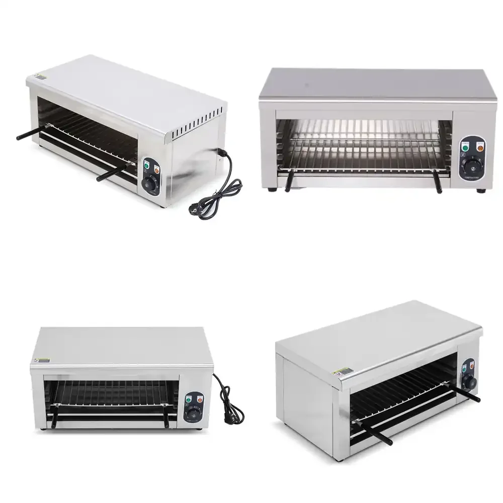 2026-Electric Oven 2KW Adjustable Grid Kitchen Appliance Stainless Steel Broiler For Pizza Roast Chicken