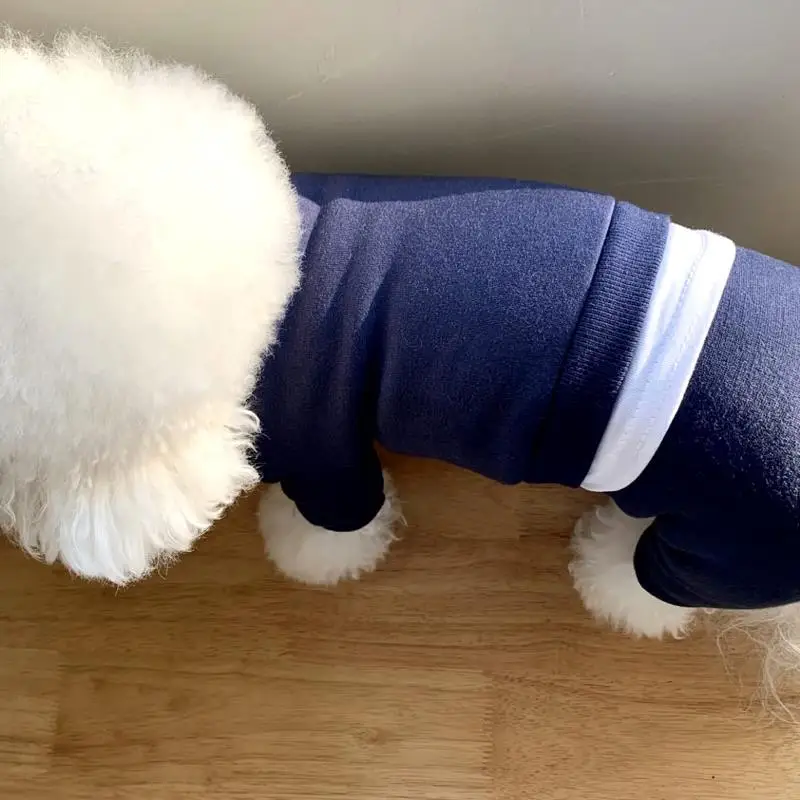 Puppy Fashion Jumpsuits Dog Clothes Cotton Four Legged Dog Clothing Hoodie Warm Winter Pet Outfits Sporting Jackets Chihuahua