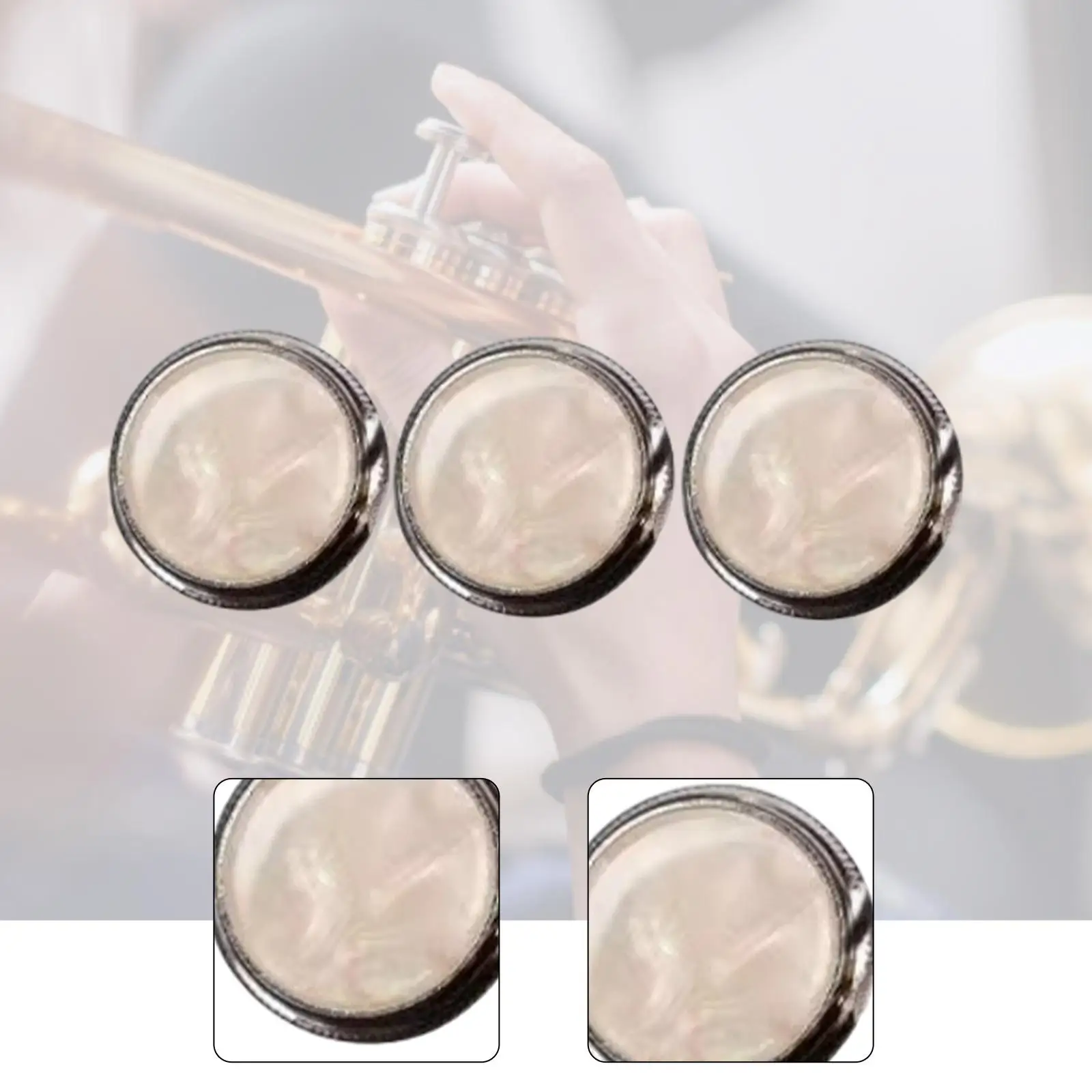 Valve de trompette 3 pièces, accessoires d'instruments de musique faciles à installer
