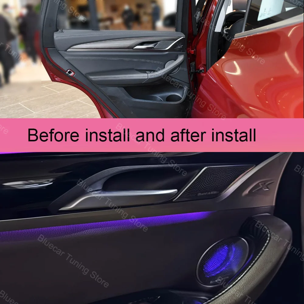 Ambient Light Speaker Cover for BMW X3 G01 X4 G02 , G01 G02 Illuminate Ambient Light Speaker Grille