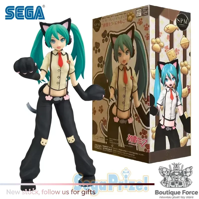 sega-hatsune-miku-project-diva-arcade-future-tone-little-cat-pvc-anime-action-figure-23cm-official-licensed-collectible-model