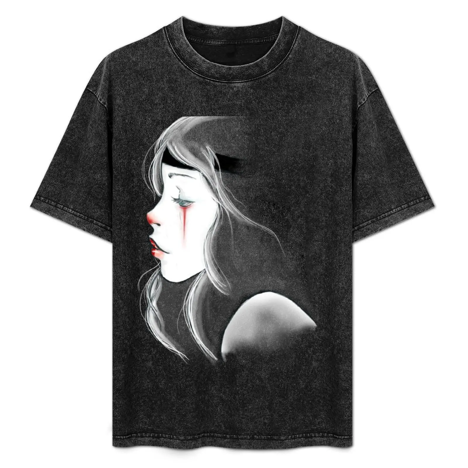 clown girl T-Shirt Comfortable Workout Short Sleeve Shirt