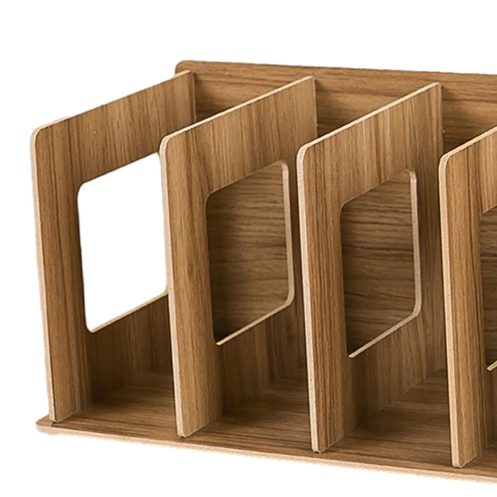 Desktop Bookcase Book Shelf Stand Book Holder Home Bookshelf Desk Organizer for Heavy Books Kid Magazines Recipe Vinyl Records