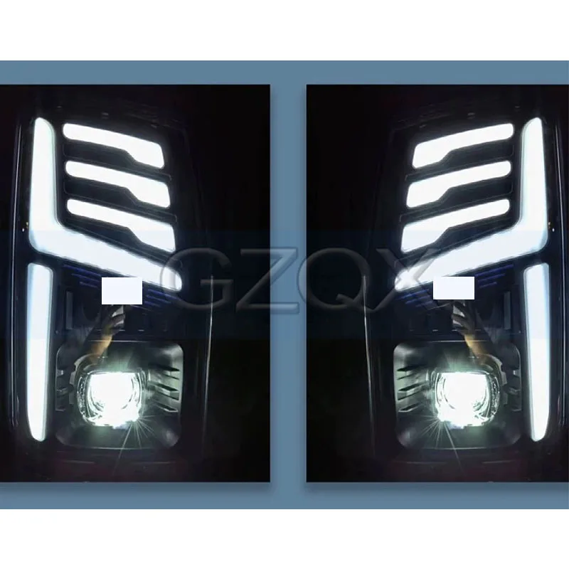 CAPQX Upgrade LED Front Bumper Head Light Head Lamp For JAC Shuailing Q3 Q6 Truck Headlight Headlamp Front Turn Light