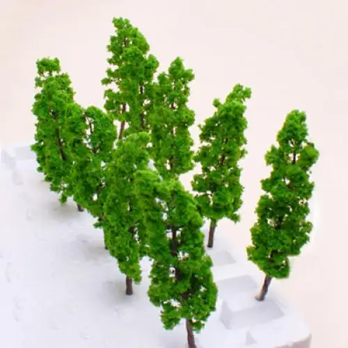 

10 шт. модель дерева сосна поезд пейзаж украшения игрушка детская весы OO HO