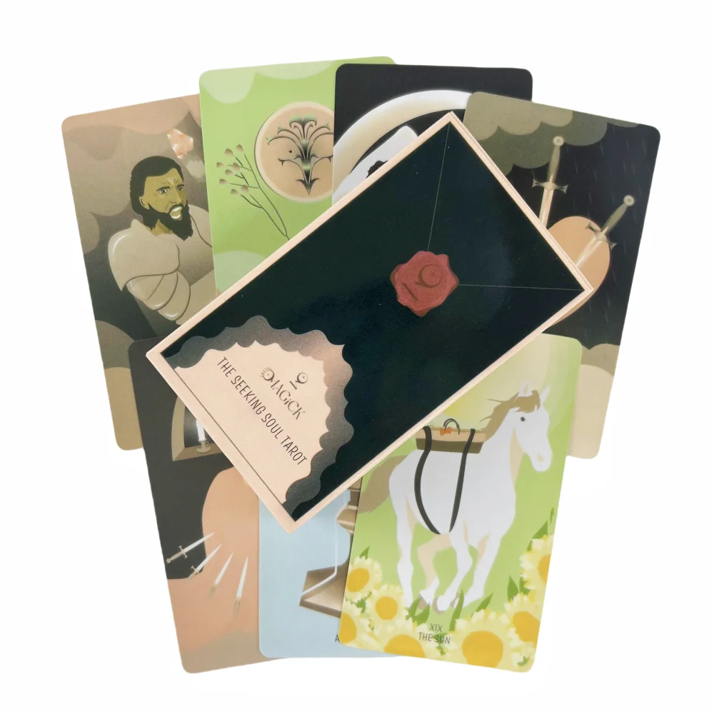 Jeu de cartes de tarot The Seeking Soul A78 Deck, version anglaise, oracle