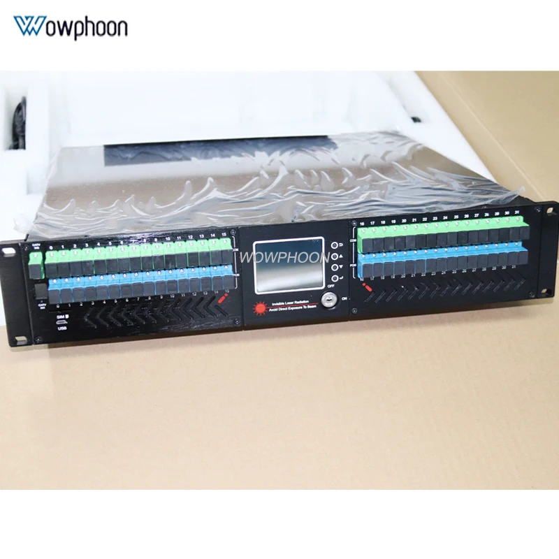 

32 Port EDFA optical fiber amplifier, 16/17/18/19dbm, CATV 1550nm, multi-output, without WDM