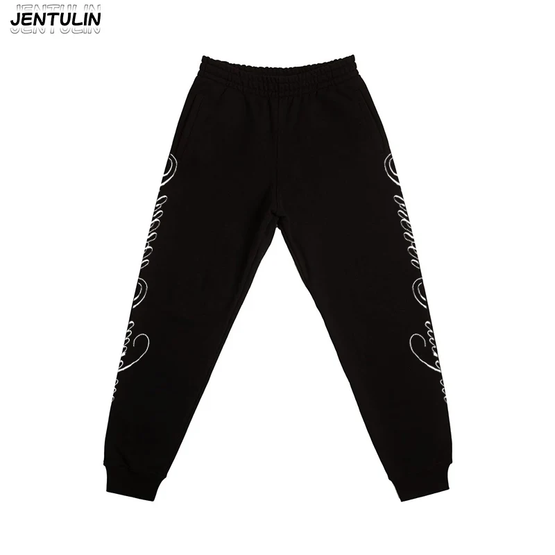 

Стильные спортивные брюки с принтом, подходящие для мужчин и женщин, роскошные брюки для бега на длинные расстояния, повседневные брюки для фитнеса, мужская одежда