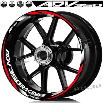 ملصق عجلة دراجة نارية ، ملصق محور ، شريط عاكس ، إكسسوارات مقاومة للماء ، ADV ، حافة المغامرة ، من من من من من من نوع 18