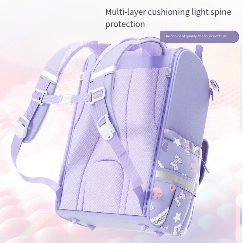 حقيبة ظهر مدرسية جديدة للأطفال من سانريوس، شخصية أنيمي للطلاب، سعة كبيرة، حماية ريدج قابلة للتنفس، رسوم متحركة كاواي
