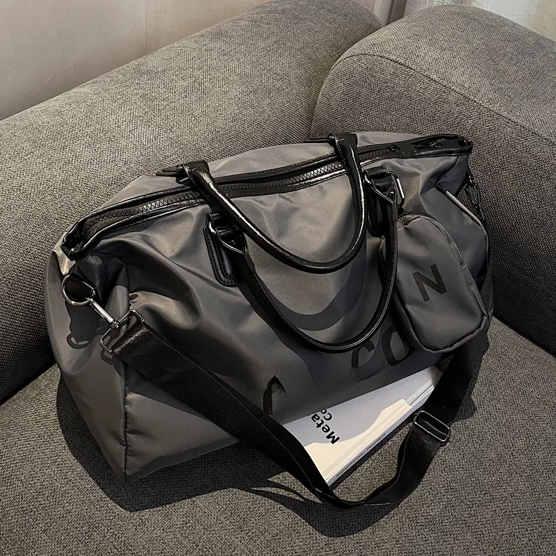 

Спортивная сумка для мужчин большой вместимости, для плавания, путешествий, фитнеса, повседневная, из ткани Оксфорд