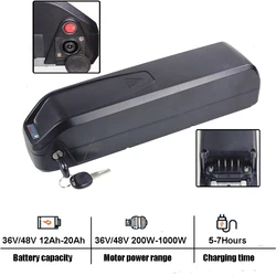 E-Bike Batteries 36V 48V 12Ah 15Ah 20Ah Li-ion Battery for Hitway Colorway BK15 BK27 BK29 Baolujie Poleejiek Electric Bike