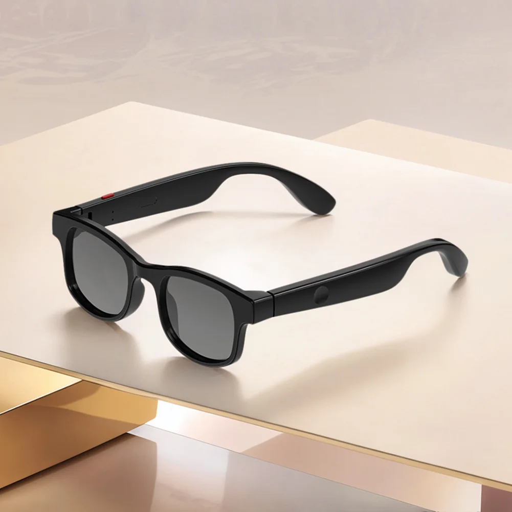 AI Translation Smart Glasses with 144 Language Smart Audio Sunglasses Built-in Mic & Speakers BT Glasses for Men/Women