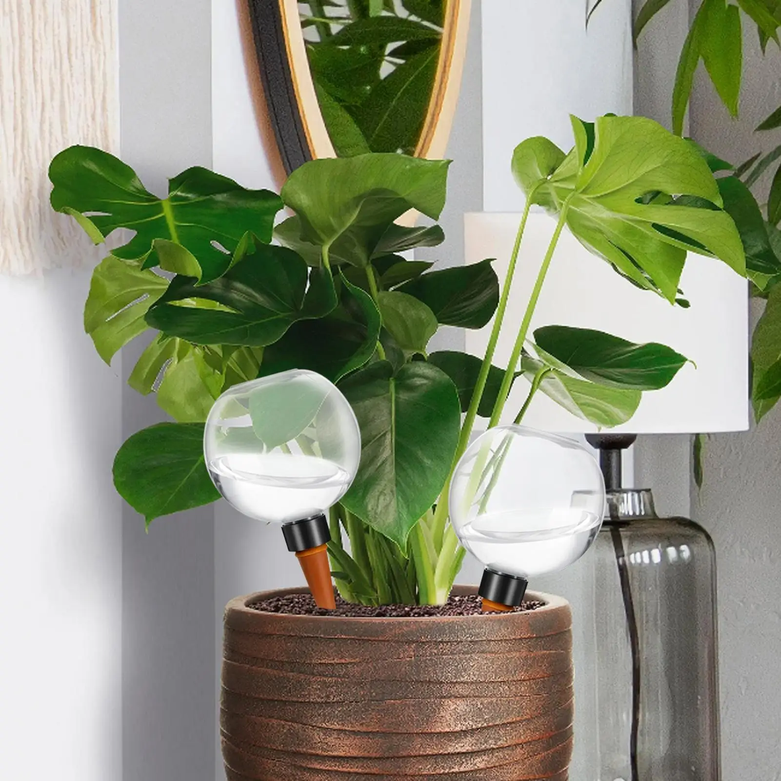 Topfbewässerungsspikes, automatische multifunktionale Bewässerungskugeln, 500 ml, tragbare Bewässerungspfähle für Zuhause, Balkon, Wohnzimmer