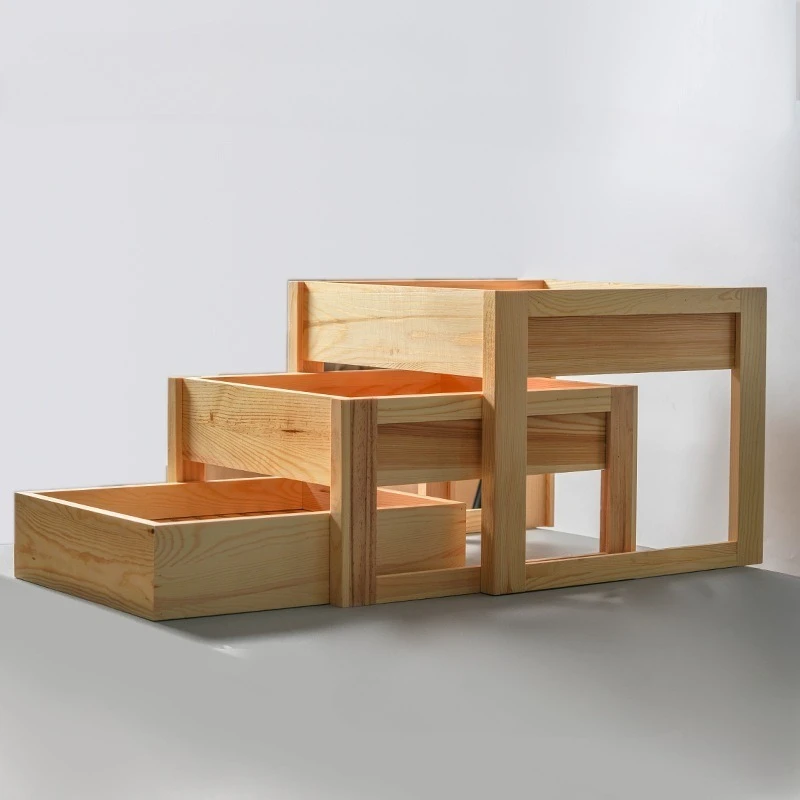 Dessert open file stacked high tray commercial display shelf
