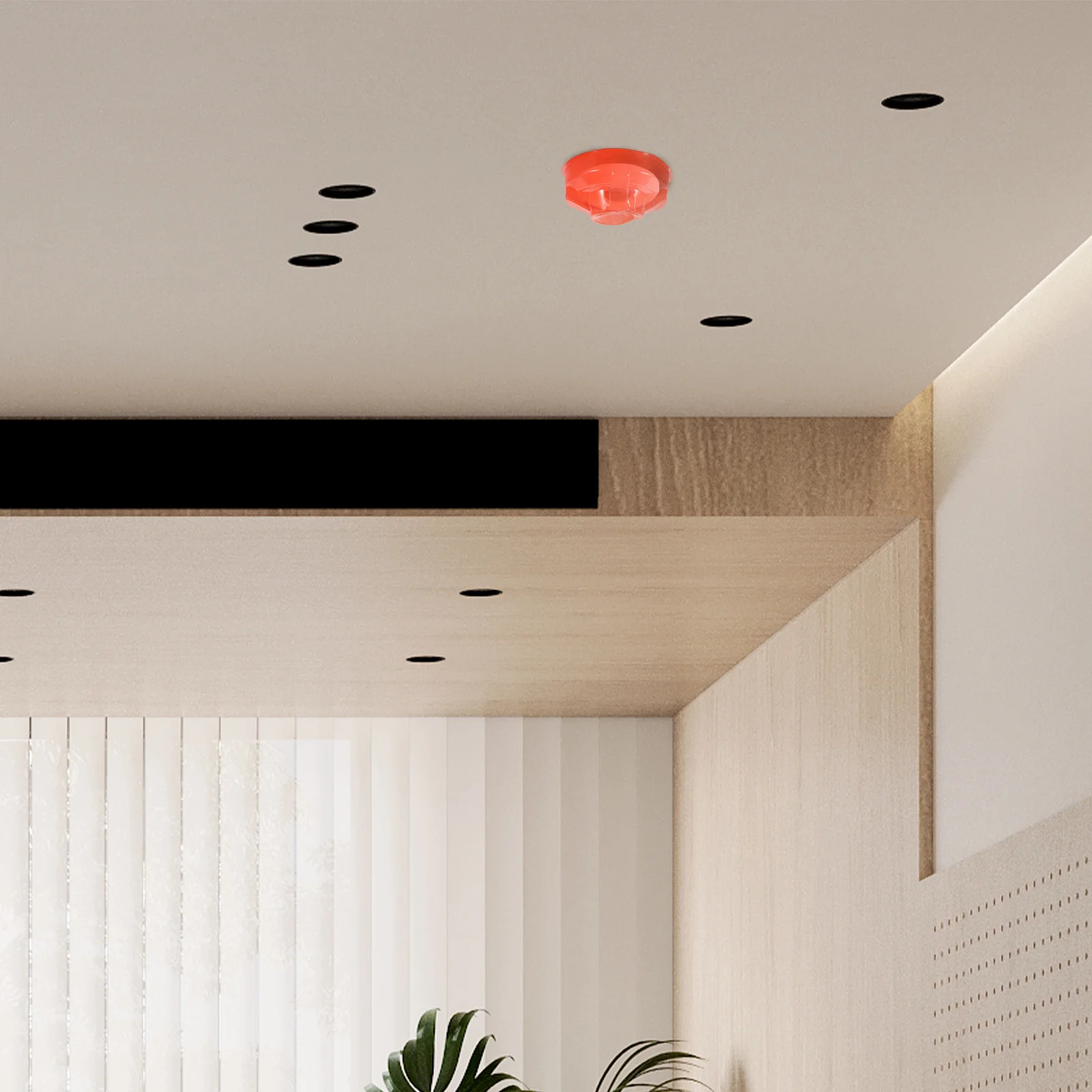 Plastic Smoke Cover Protector Fireproof -Dust Simple Installation for Home Kitchen Safety Guard