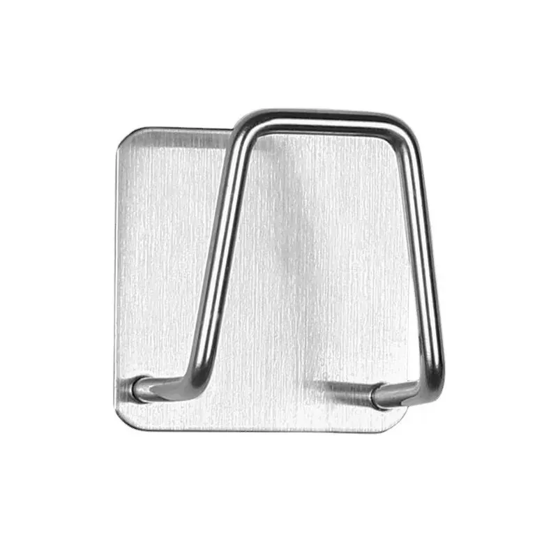 1pc Stainless Steel Sink Sponge Rack For Sponge Steel Wire Ball Draining Paste The Inner Wall Of The Sink Kitchen Supplies