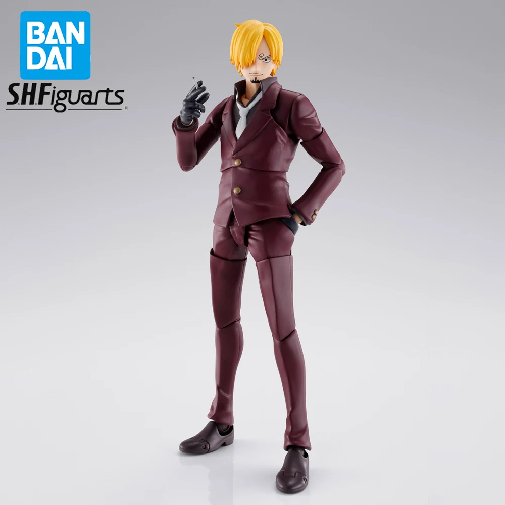 

Original In Stock BANDAI SHFiguarts Anime One Piece The Raid on Onigashima Sanji Action Figure Anime Model Boxed Toy