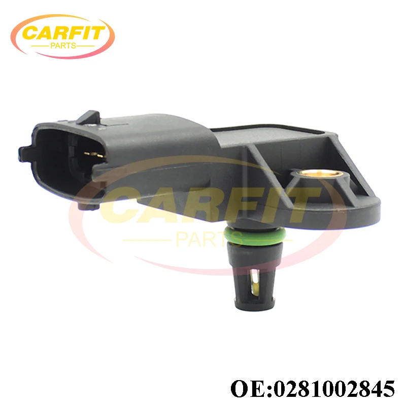 OEM 0281002845 Intake Manifold Pressure Sensor For Opel Vauxhall Astra GTC H J Corsa Insignia Meriva Zafira SAAB 9-3 Auto Parts