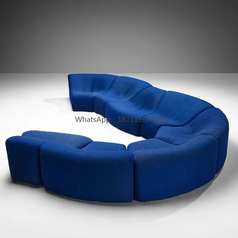 Customizable modular sofa - unique shapes for hotels, villas, and fabric upholstery