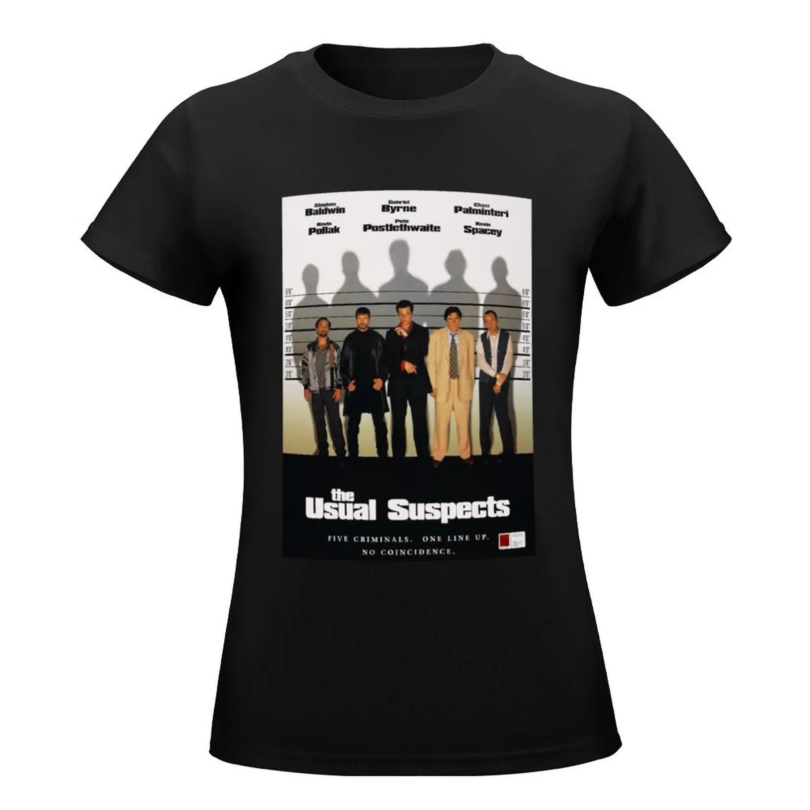 Poster of the movie The Usual Suspects T-Shirt sweat hippie clothes kawaii clothes oversized workout shirts for Women