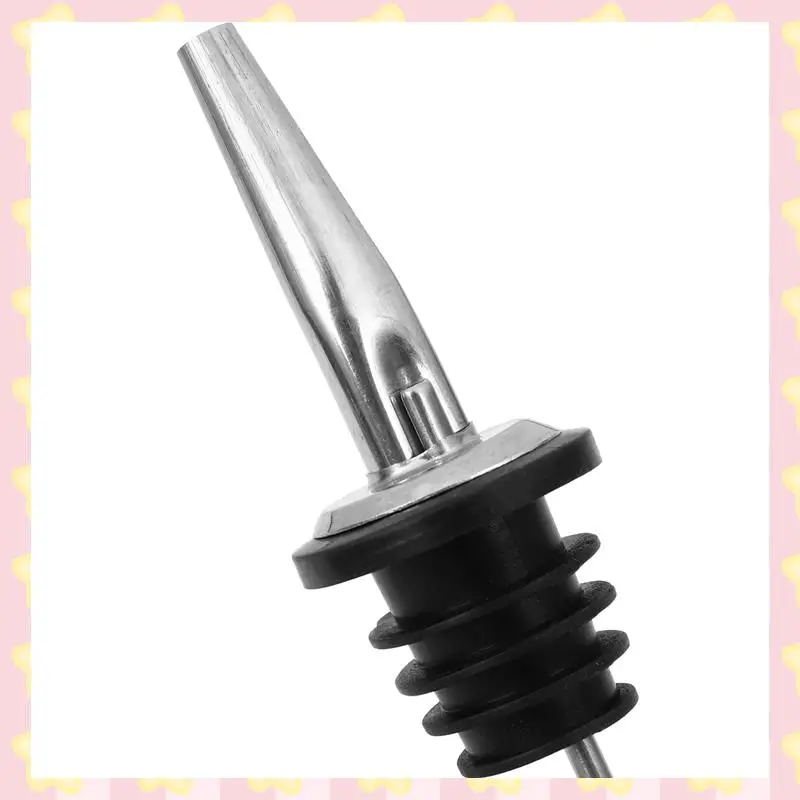 

AB51 60Pcs Stainless Steel Spirit Wine Bottle Pourer Stopper Free Flow Liquor Cocktail