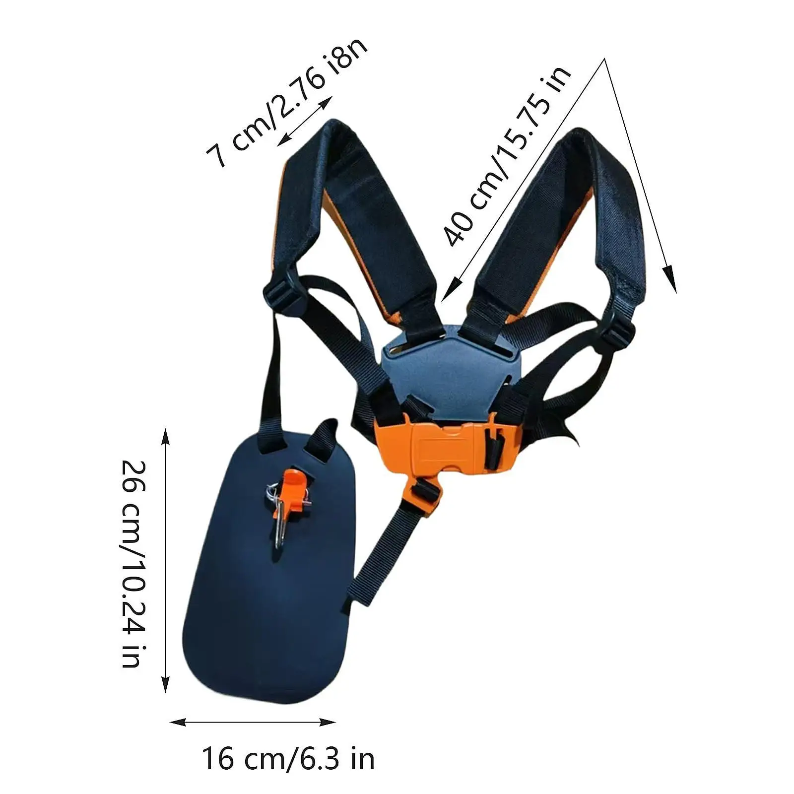 Trimmer Tracolla Spazzole morbide Tagliaerba Cablaggio regolabile per tagliaerba Tagliaerba Tagliaerba Giardinaggio Weed Wacker