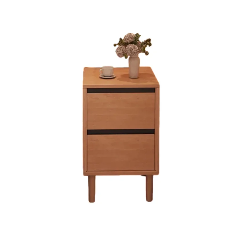 

bedside table, small bedroom, small apartment, ultra-narrow solid wood core, locker, crack, bedside shelf, household storage