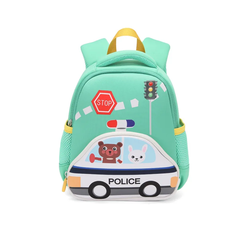 Chikage Kindergarten Schoolbag Boy Girl Car Baby Small Backpack Super Cute Anti-lost Bag 1-3-5 Years Old Backpack