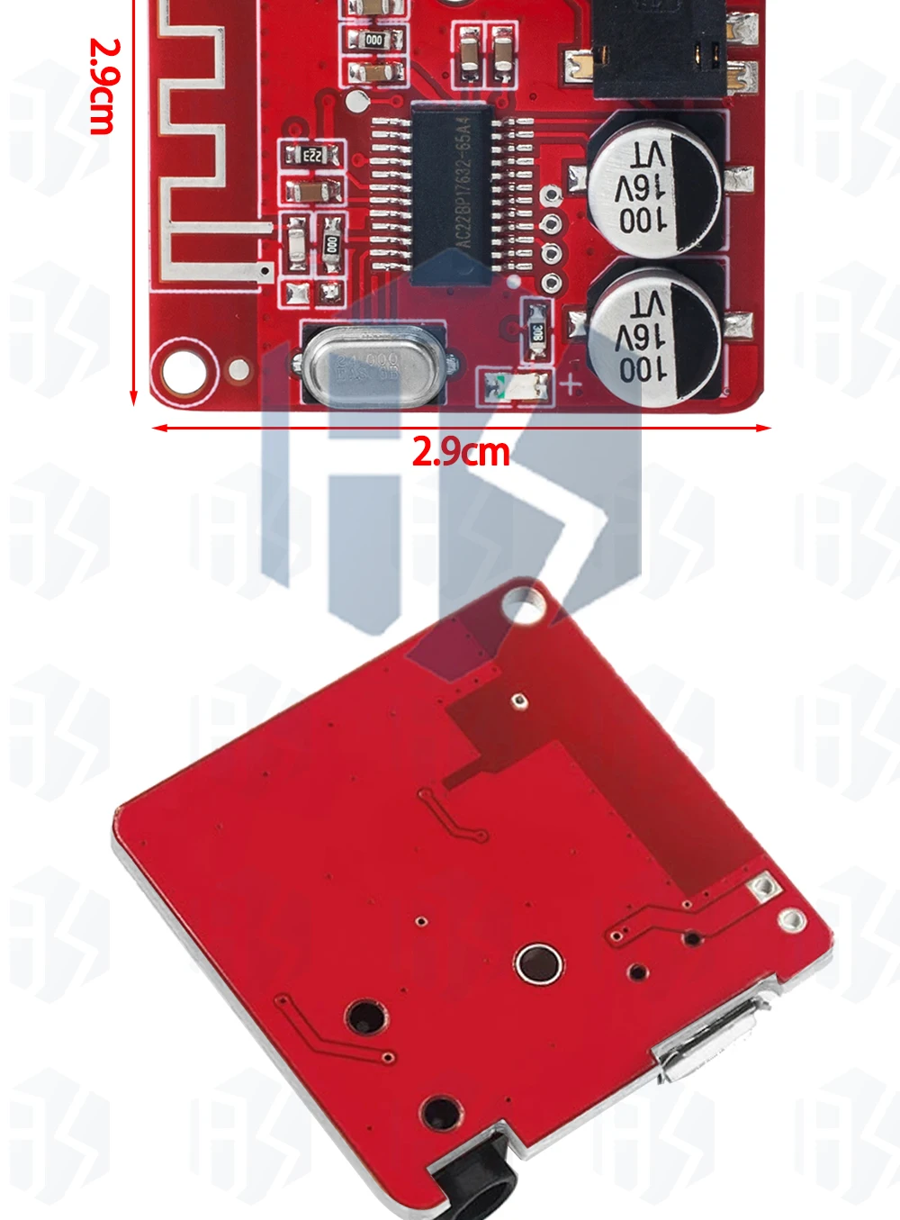 Mini Bluetooth 5.0/4,1 MP3-Decoder-Board Audio-Empfänger MP3 verlustfreier Player drahtloses Stereo-Musik verstärker modul – Detail 21
