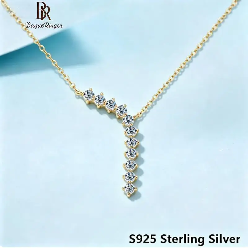 BR Advanced Moissanite Choker Necklace D VVS1 Grade High-Quality Moissanite Jewelry